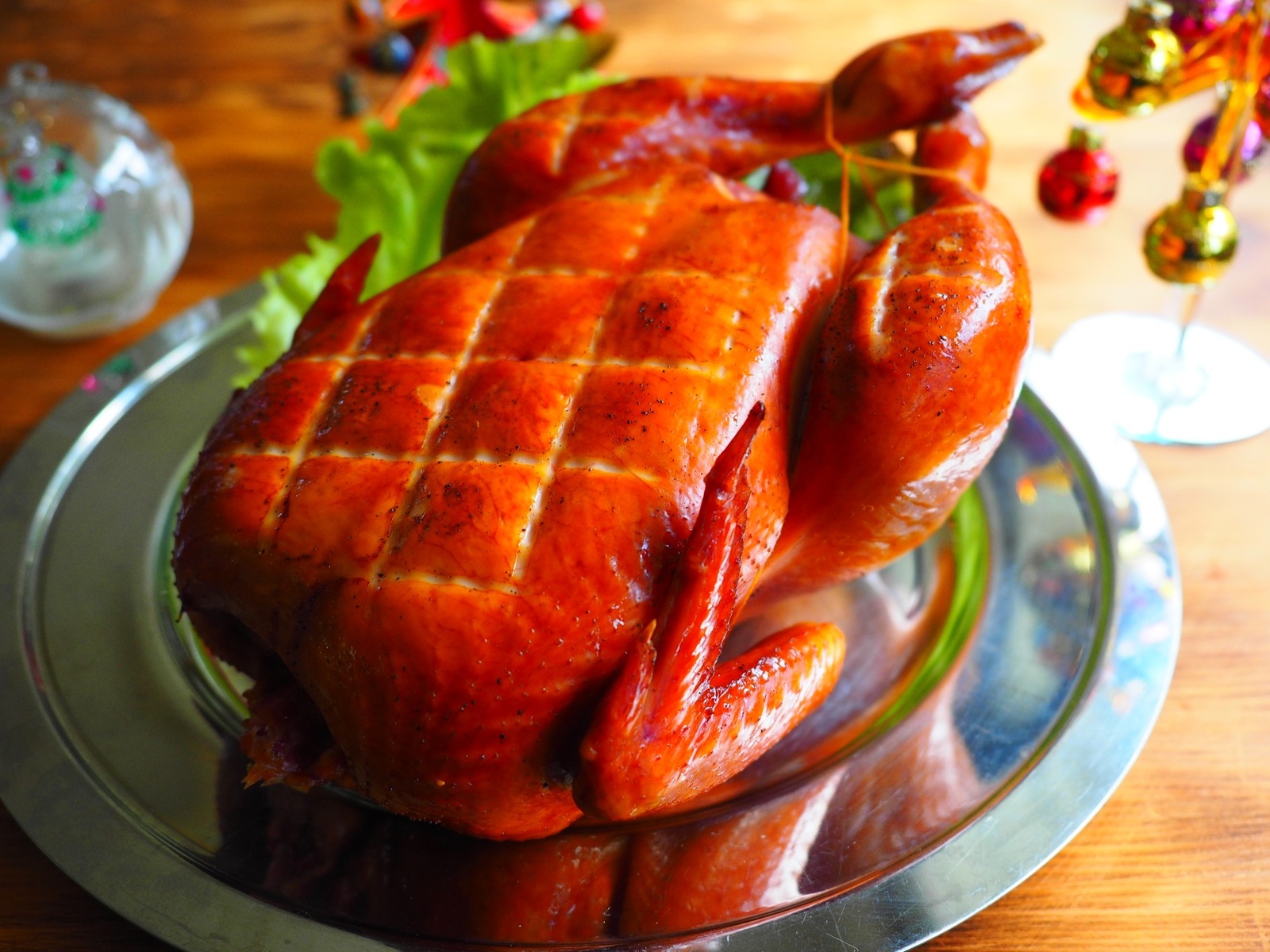 Xmas限定『博多華味』１羽丸ごとスモークチキン